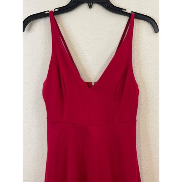 Joe & Elle Sleeveless V-Neck Skater Dress With Back Zipper Size S - Picture 3 of 10